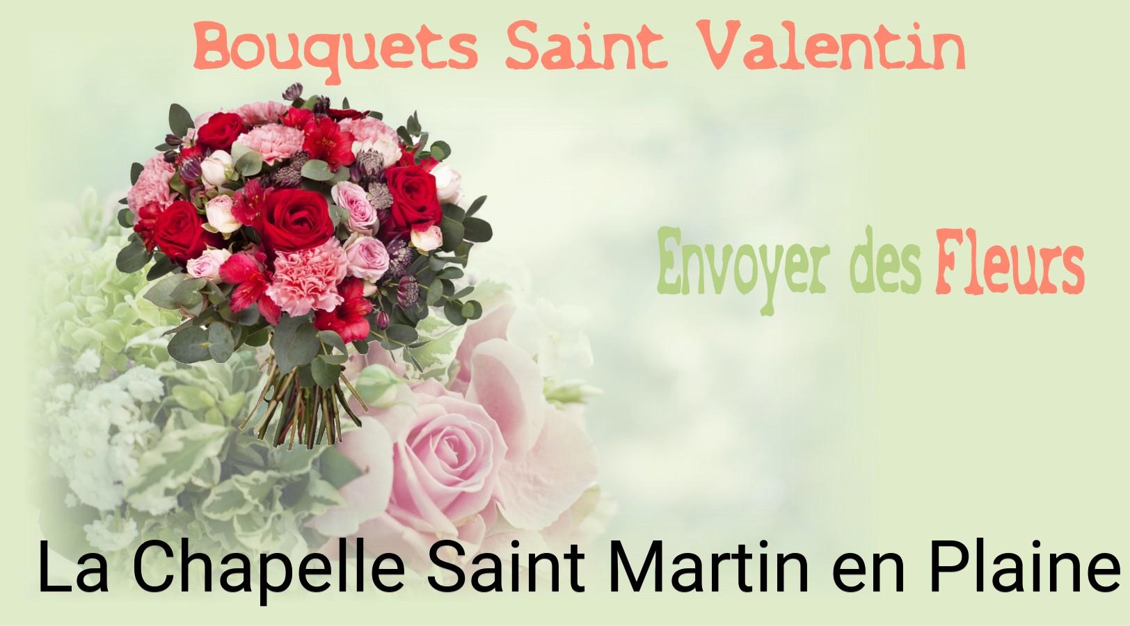 Roses de Saint-Valentin livrées à La Chapelle-Saint-Martin-en-Plaine